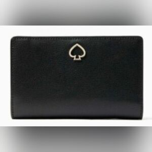 Kate Spade New York Adel Medium Bifold Wallet In Black New Without Tags
